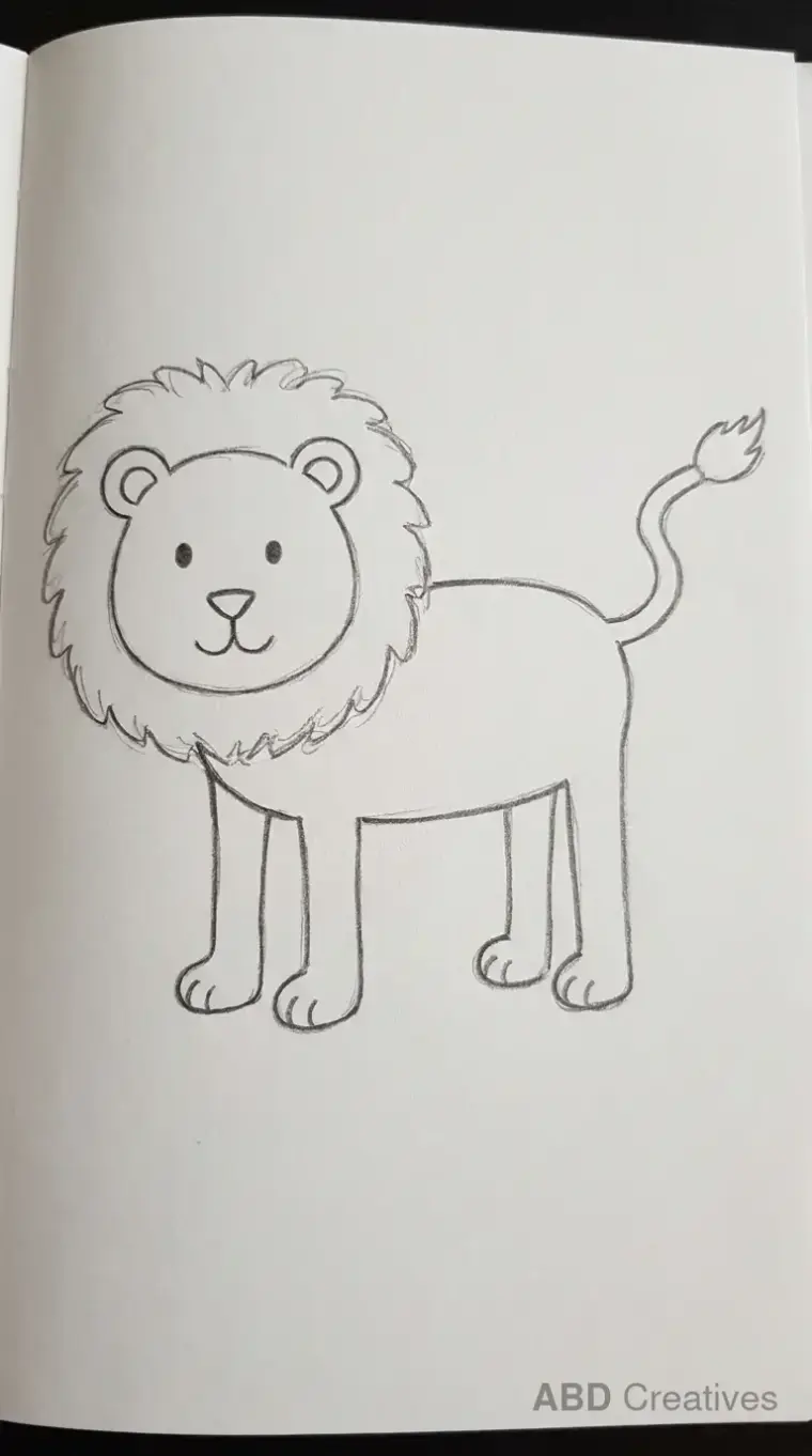 Standing Lion