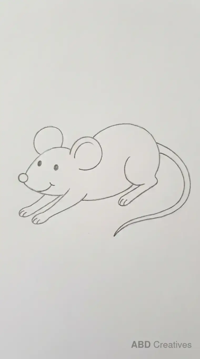 Stretching Mouse Drawing