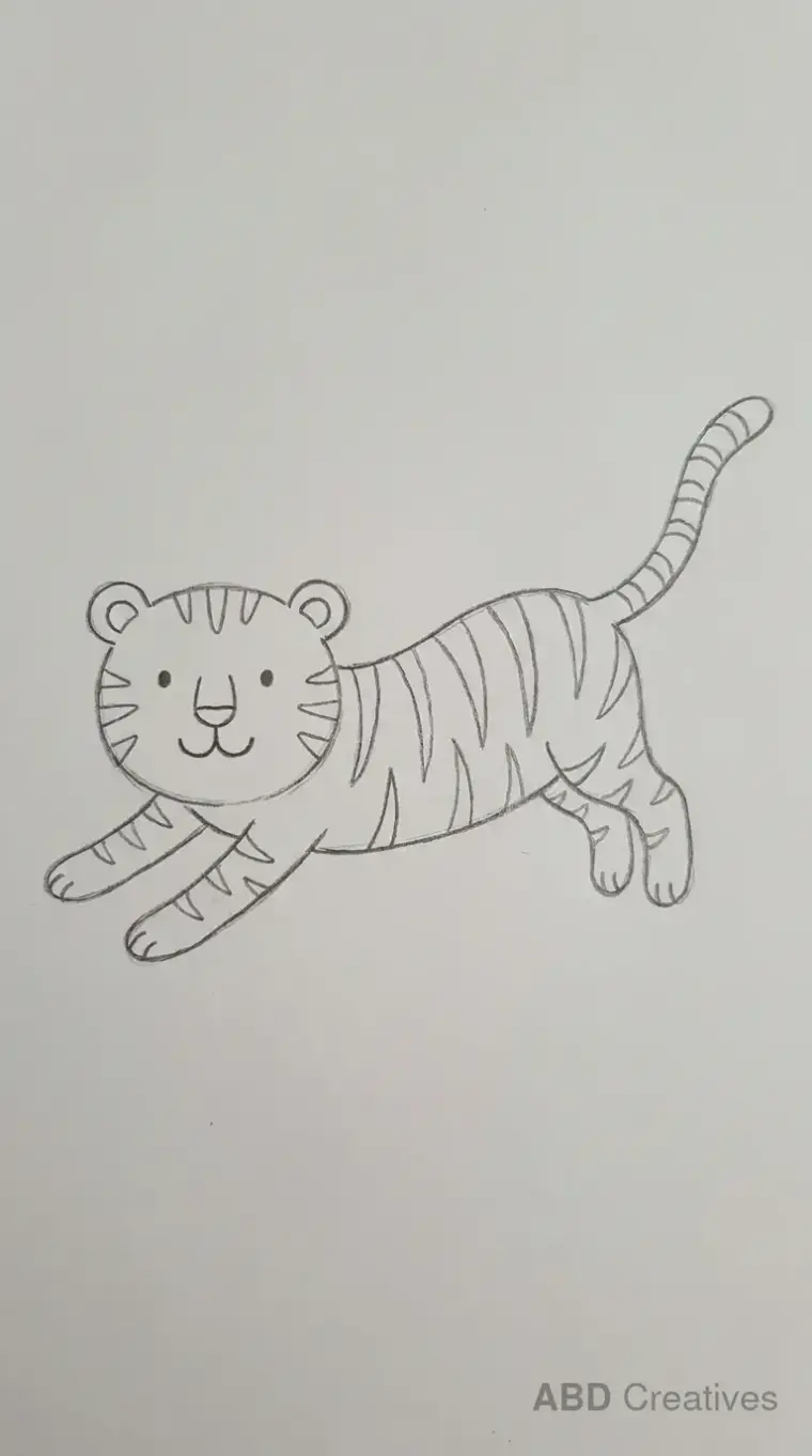 Stretching Tiger