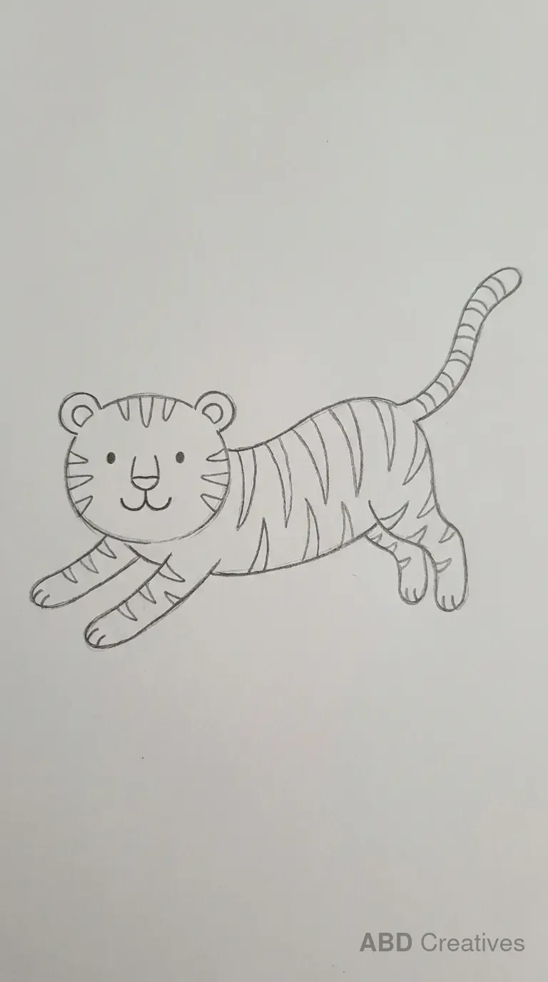 Stretching Tiger