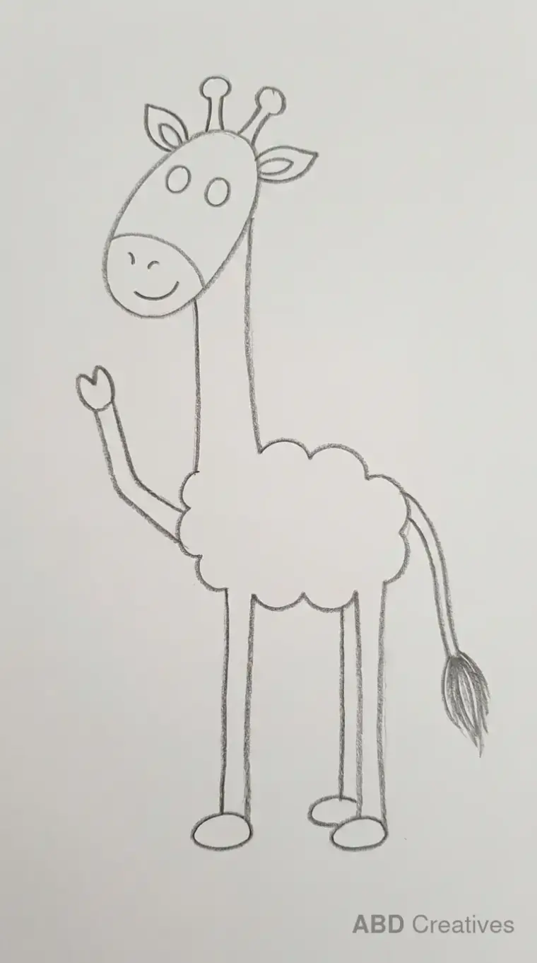 Waving Giraffe
