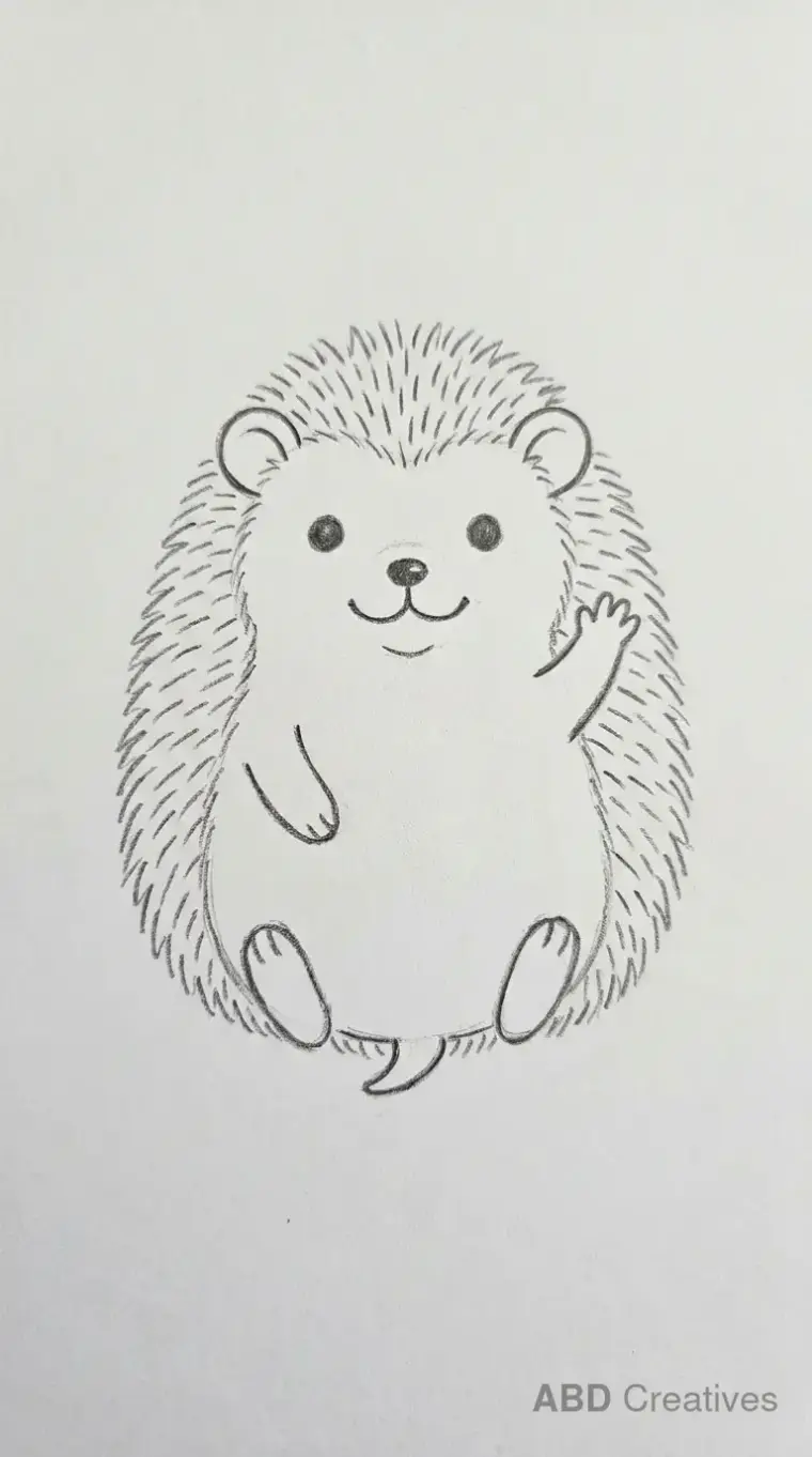 Waving Hedgehog