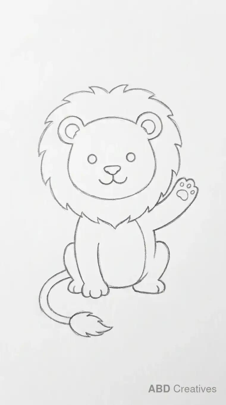Waving Lion