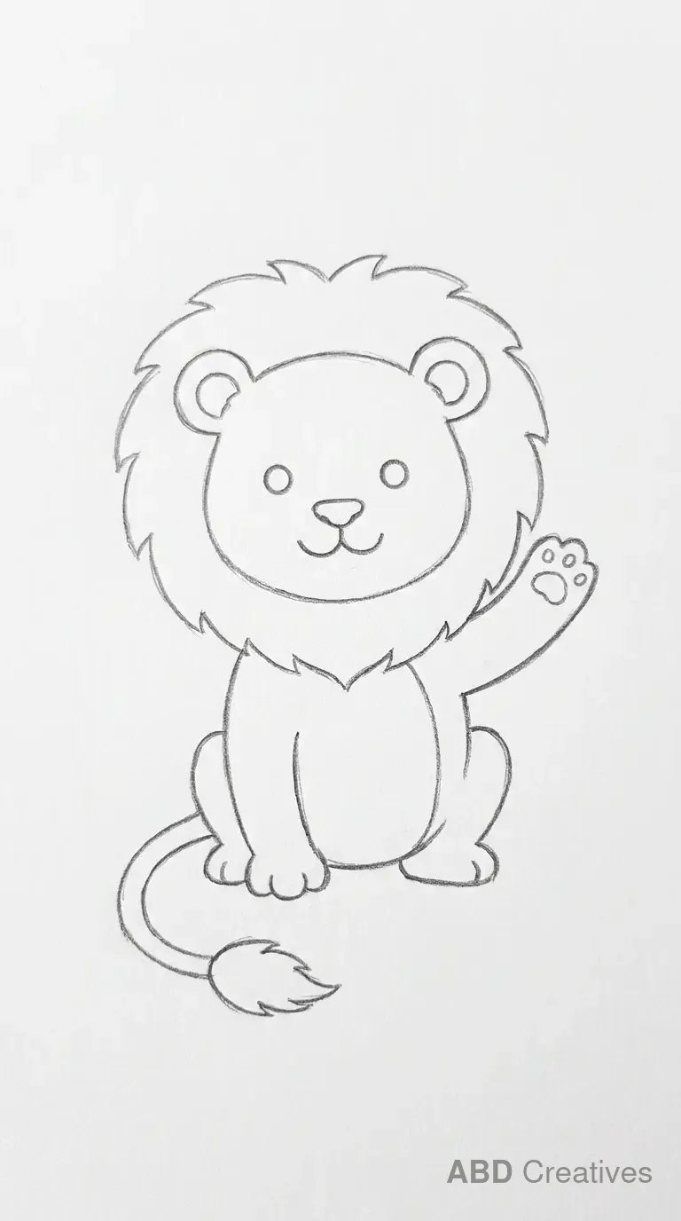 Waving Lion