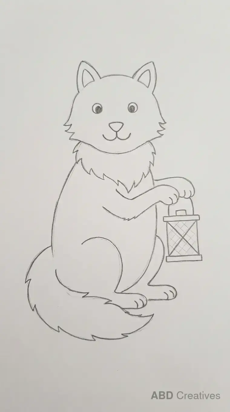 Wolf Holding a Lantern
