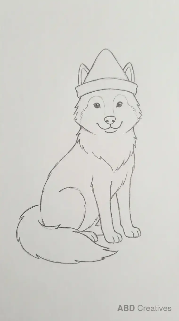 Wolf Wearing a Crown