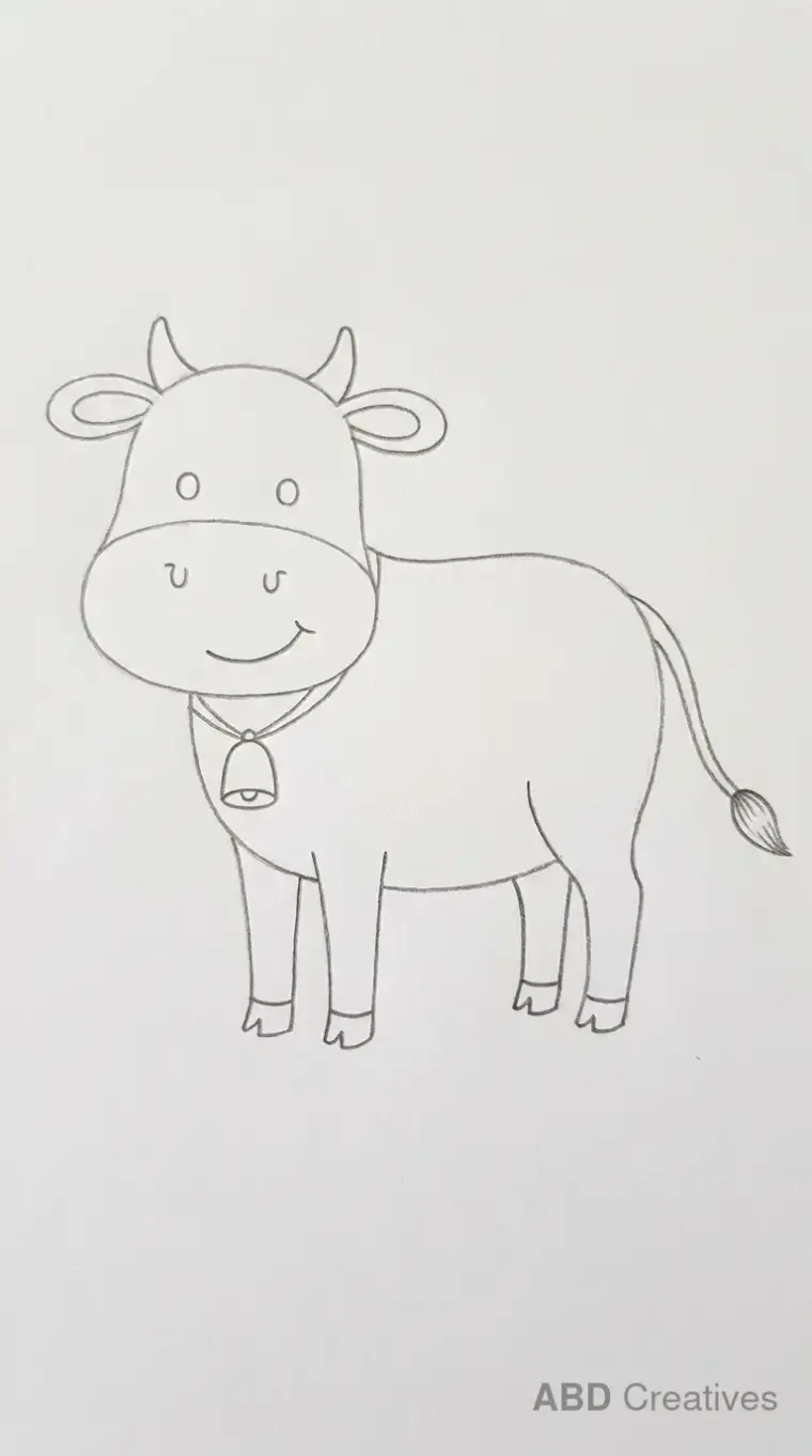 Cow with a Bell Necklace