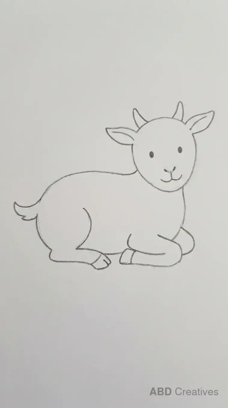 Goat Lying Down