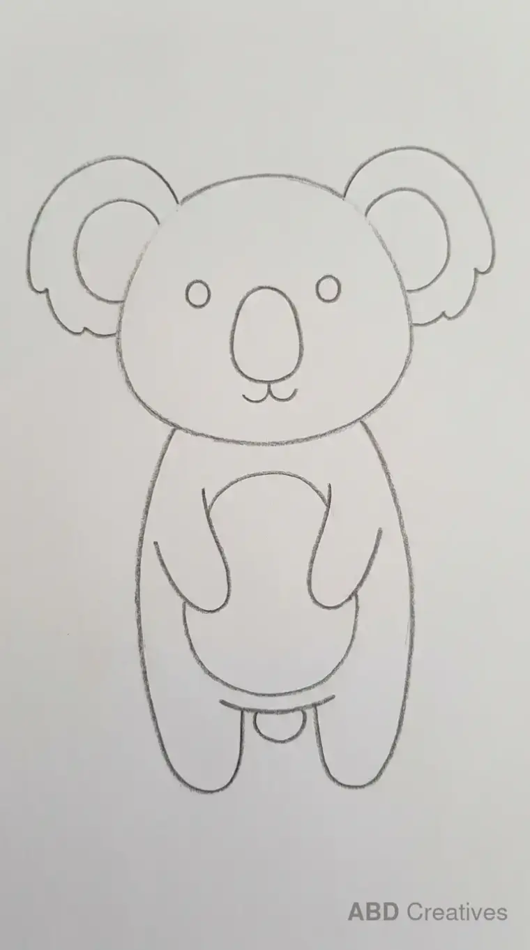 Standing Koala Front View