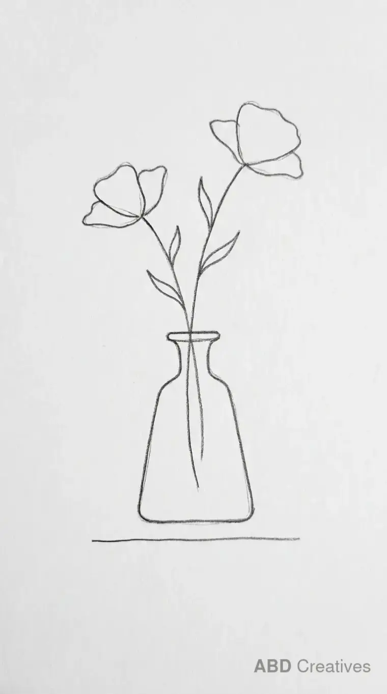 Poppy in a Simple Vase