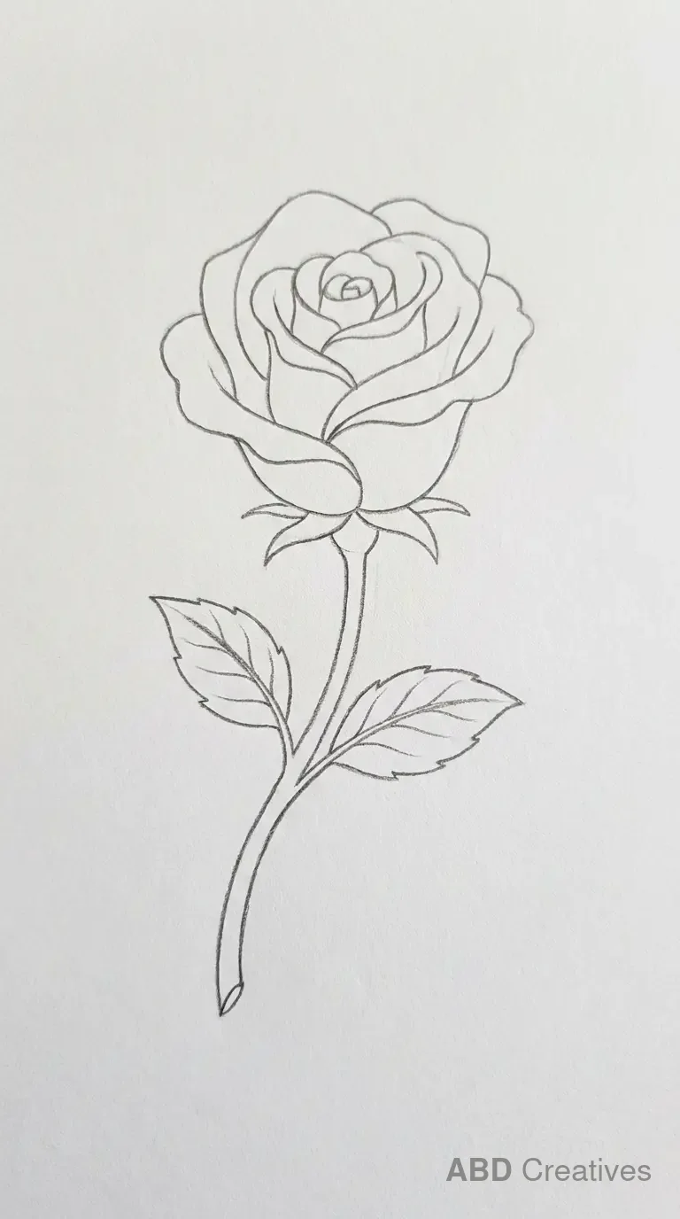 Rose from the Side