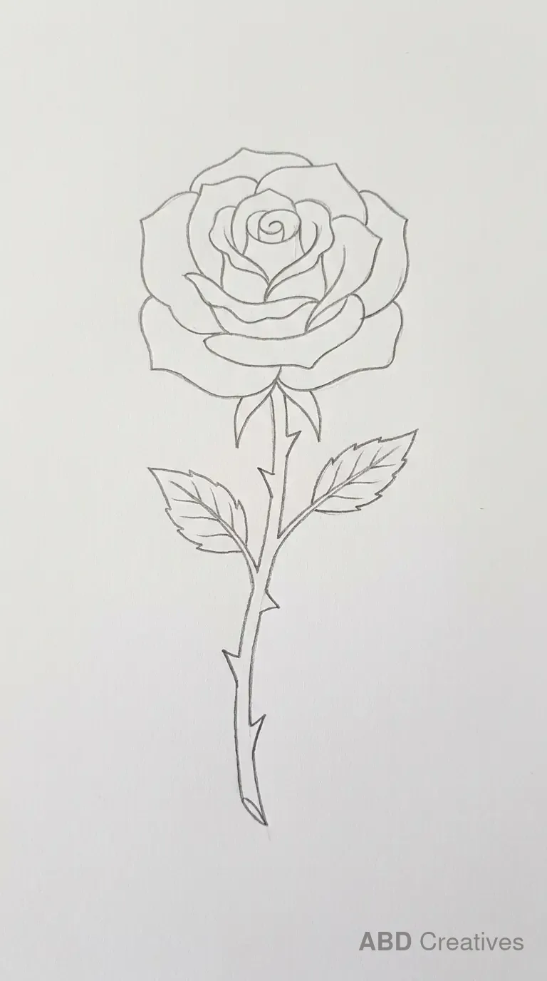 Rose with Thorns