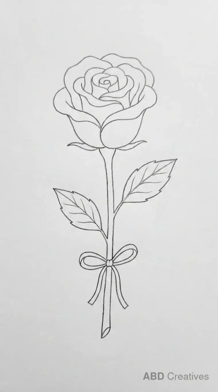 Rose with a Ribbon