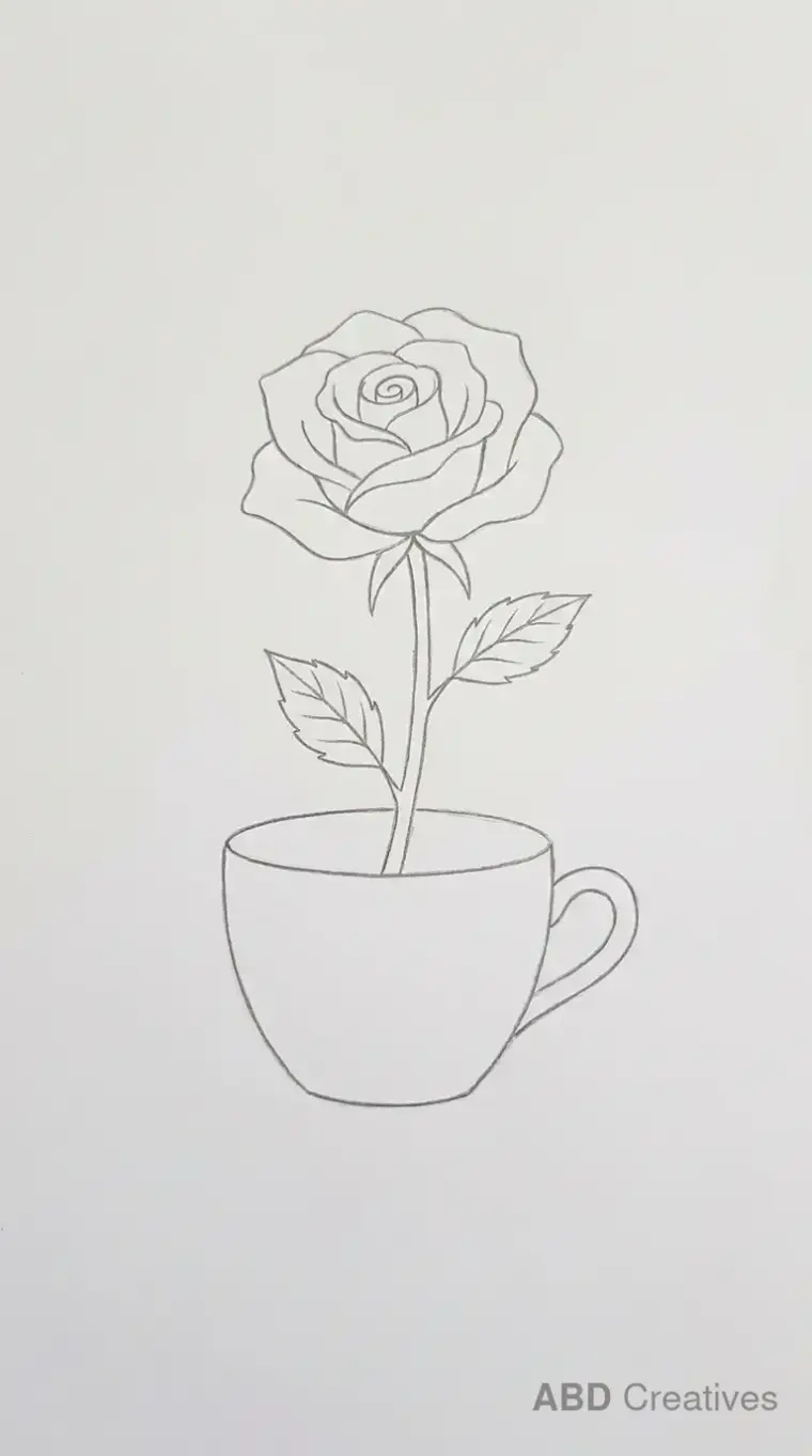 Rose in a Teacup