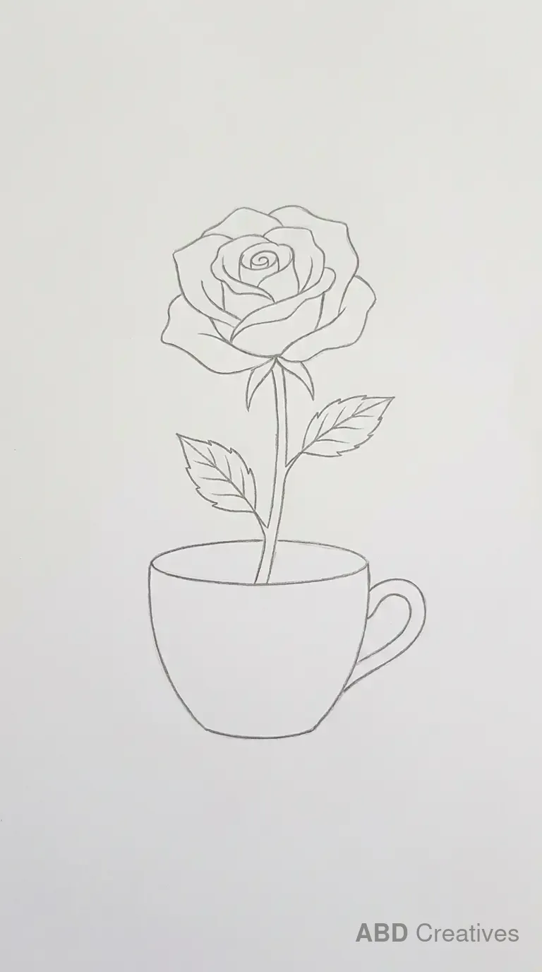 Rose in a Teacup