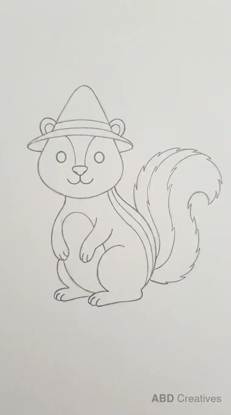 Skunk Wearing a Hat