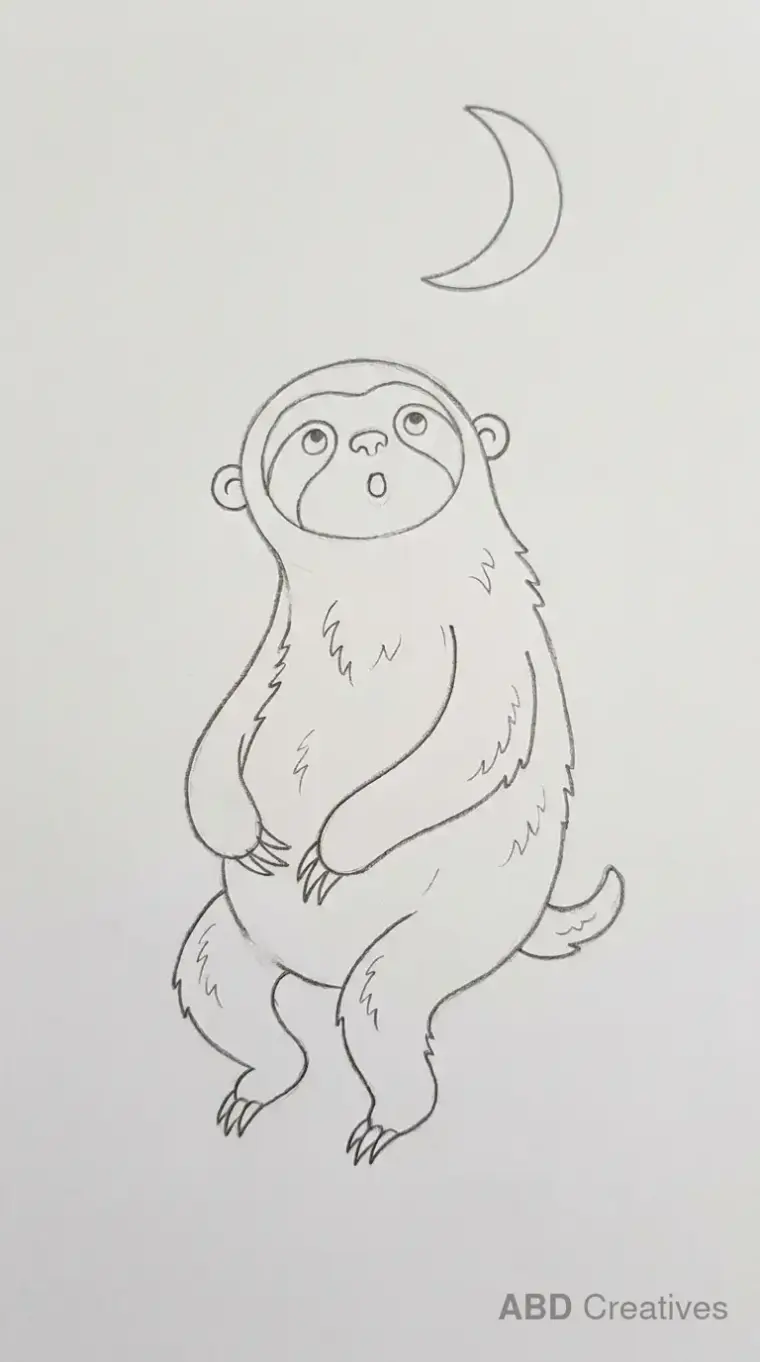 Sloth drawing ideas