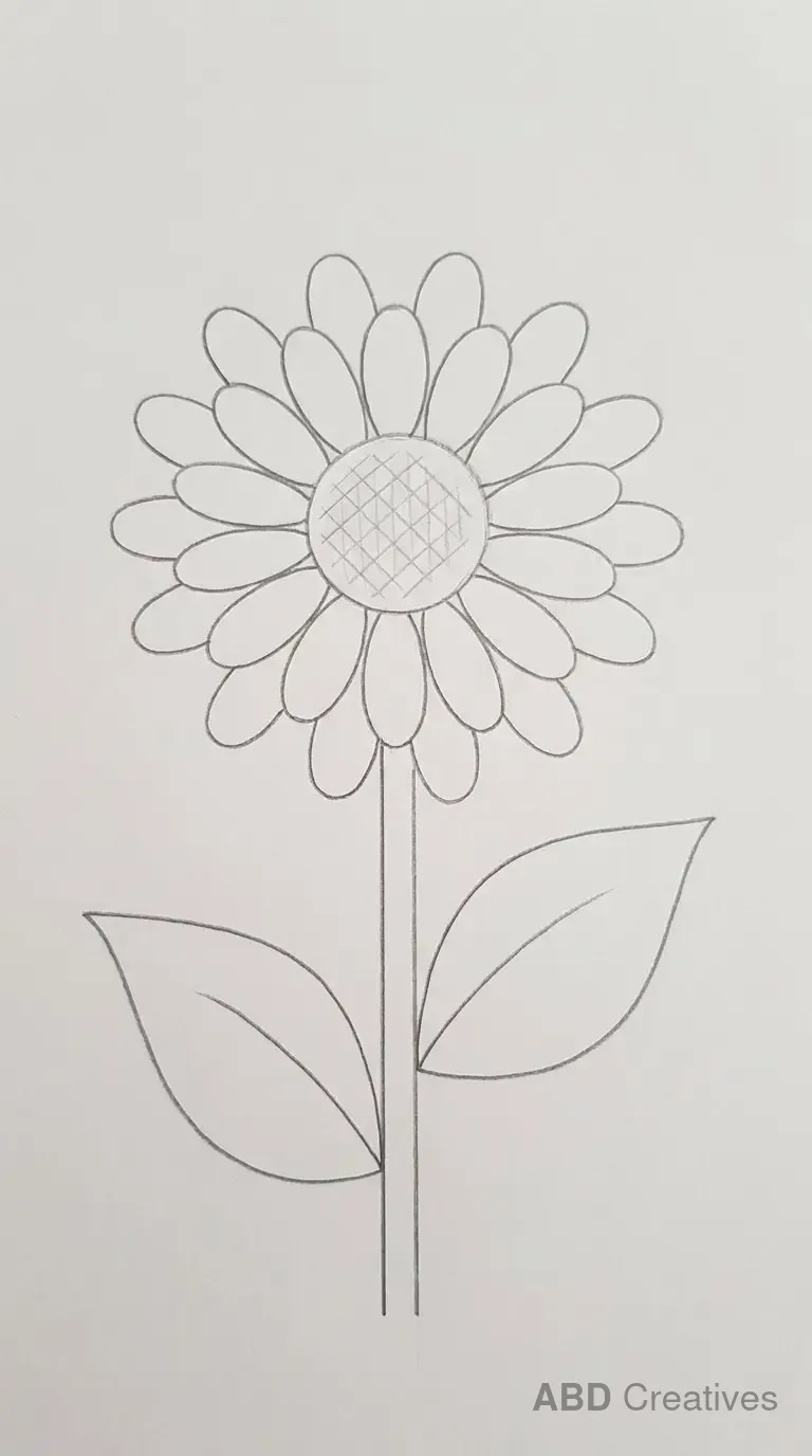 Easy Sunflower for Beginners