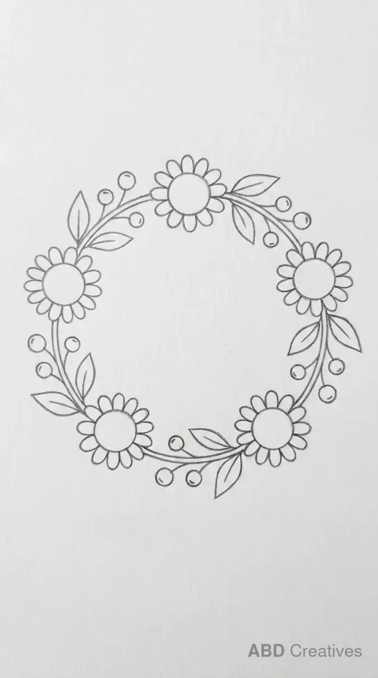 Sunflower Wreath Ring