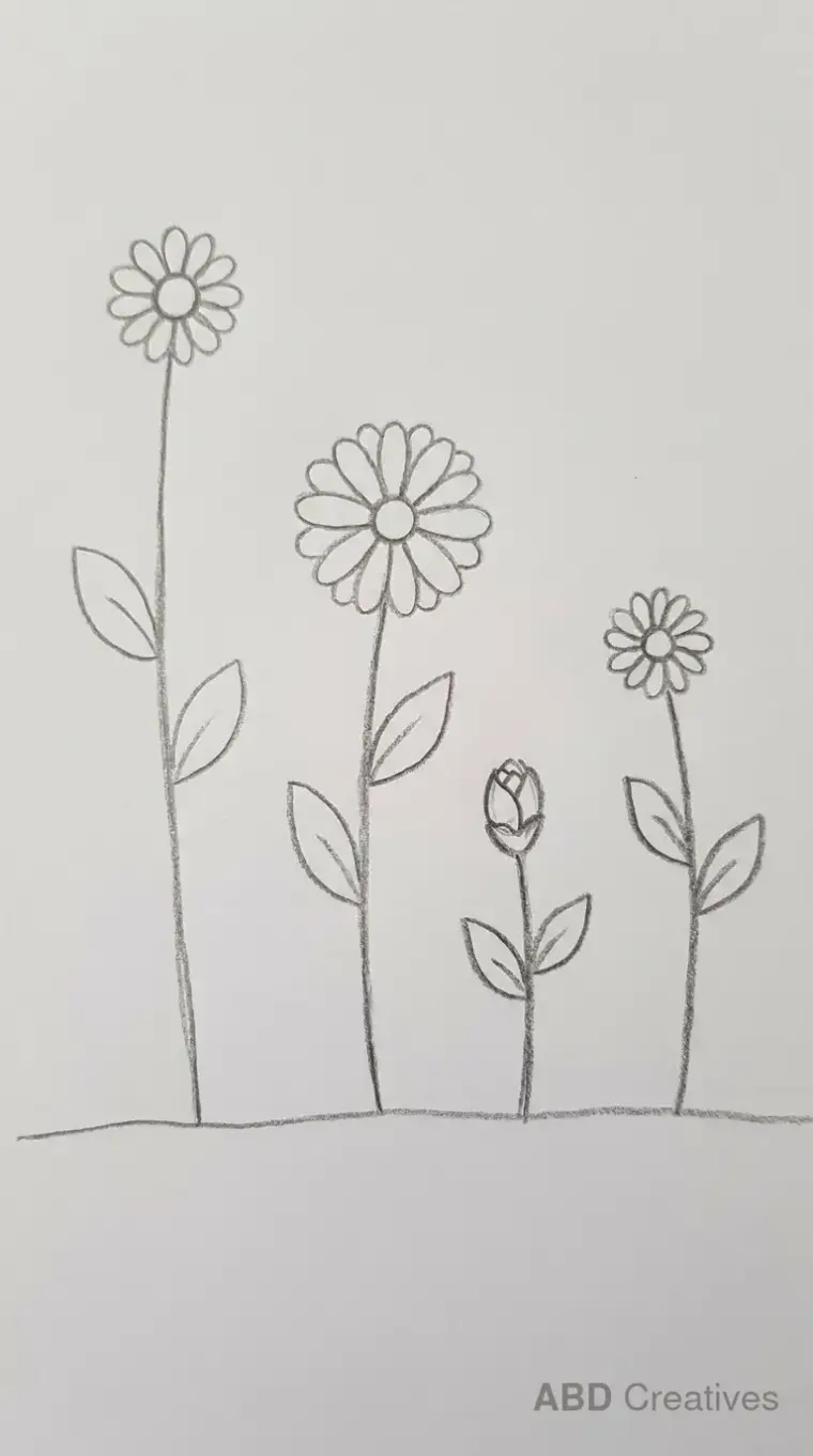 Zinnia Garden Row