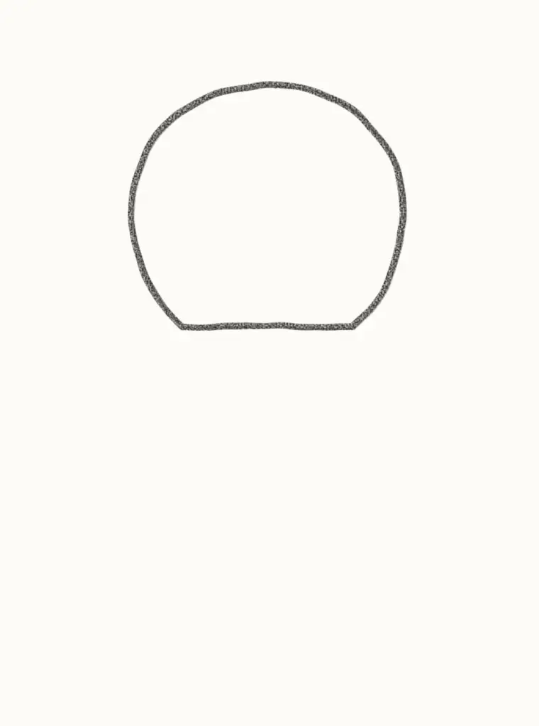 How to Draw a Cartoon Cow, step 1: draw the head