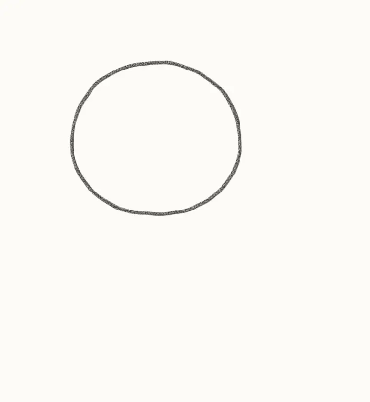 How to Draw a Cartoon Lion, step 1: draw the face