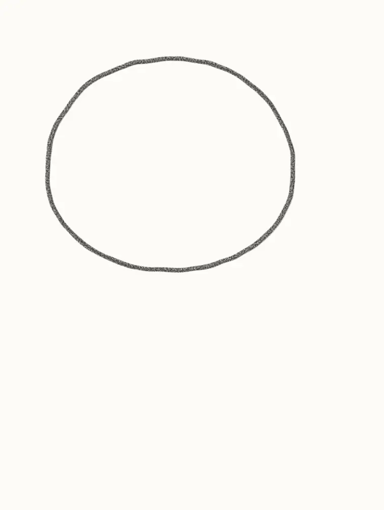 How to Draw a Cartoon Pig, step 1: draw the head