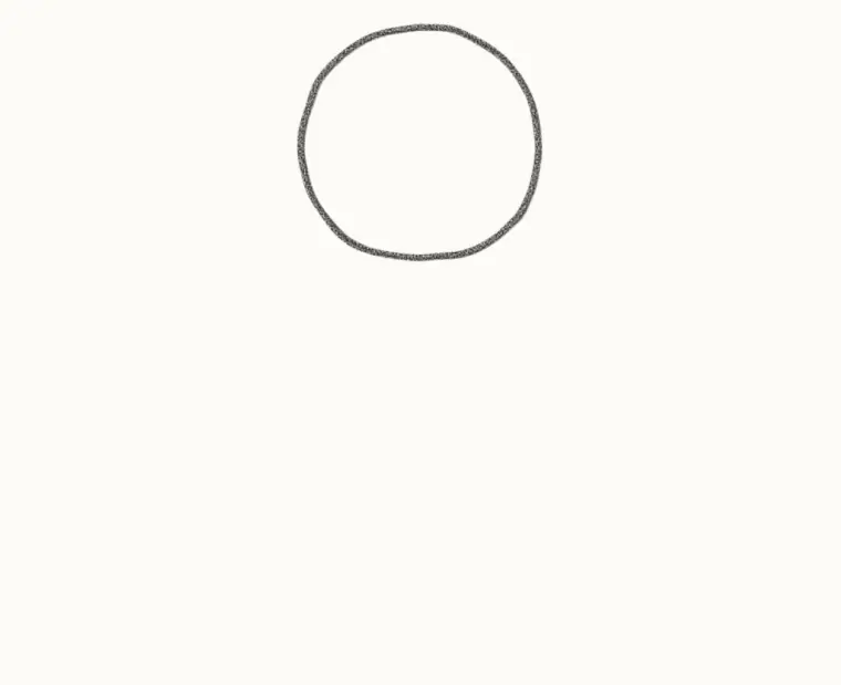 How to Draw a Cartoon Bald Eagle, step 1: draw the head