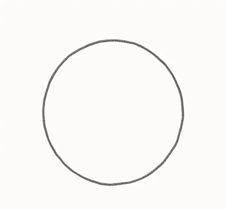 How to Draw a Cartoon Bumble Bee, step 1: draw the round body