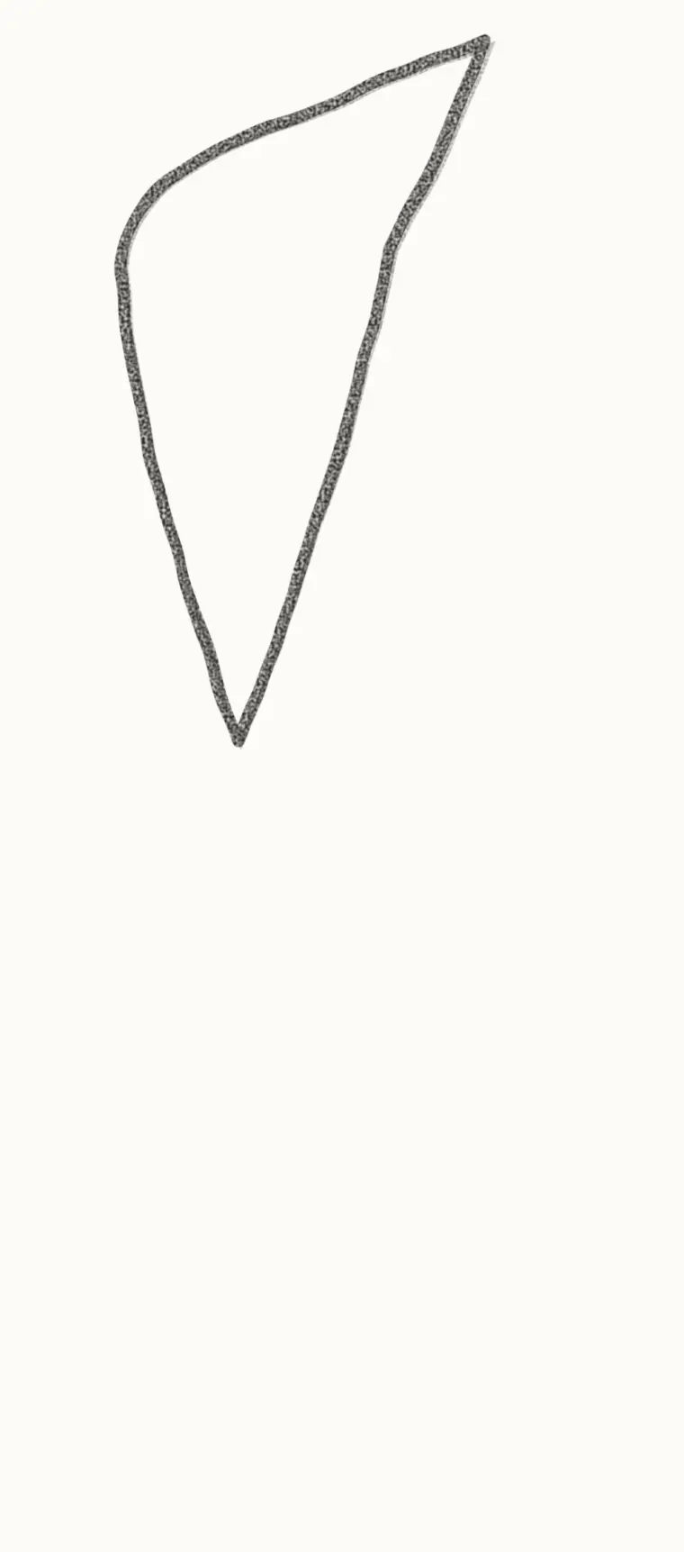 How to Draw a Cartoon Calla Lily, step 1: draw the flower shape