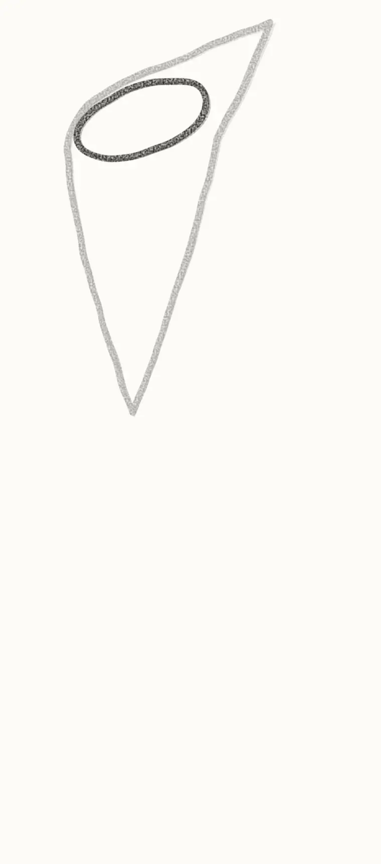 How to Draw a Cartoon Calla Lily, step 2: draw the opening