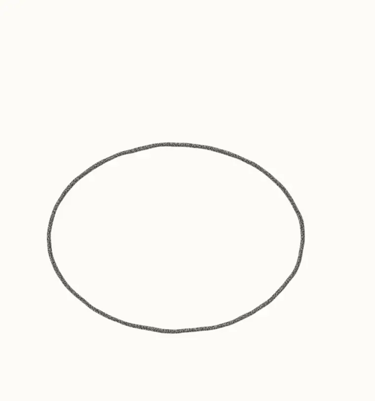 How to Draw a Cartoon Chicken, step 1: draw the body