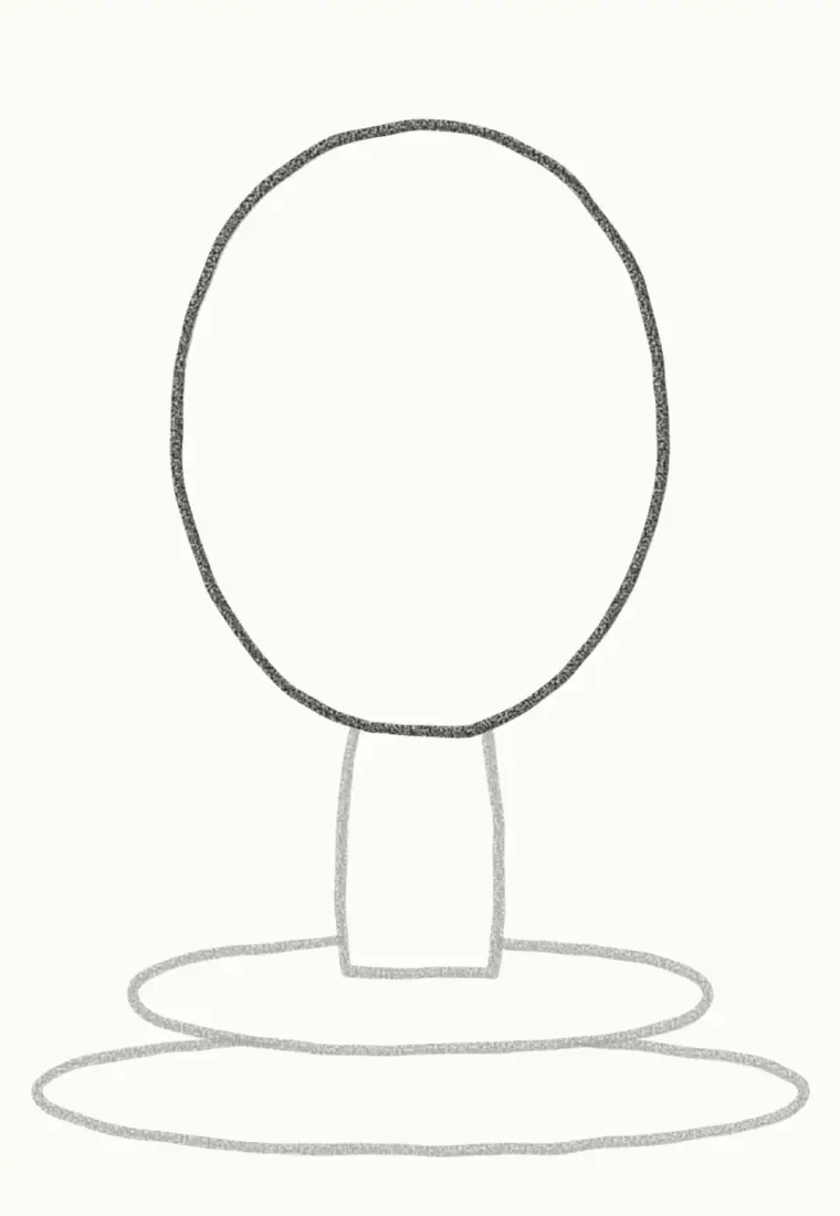 How to Draw a Cartoon Cobra, step 3: draw the big hood