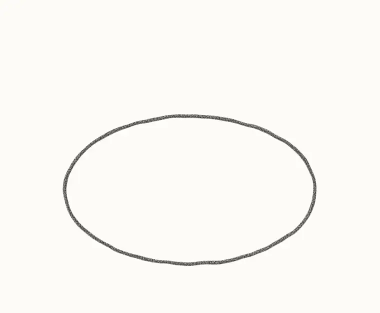 How to Draw a Cartoon Crab, step 1: draw the body