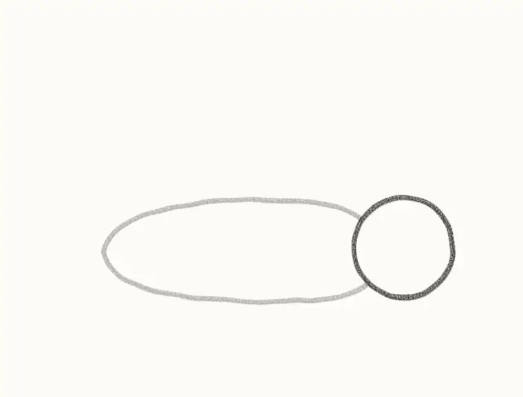 How to Draw a Cartoon Cricket, step 2: add the head