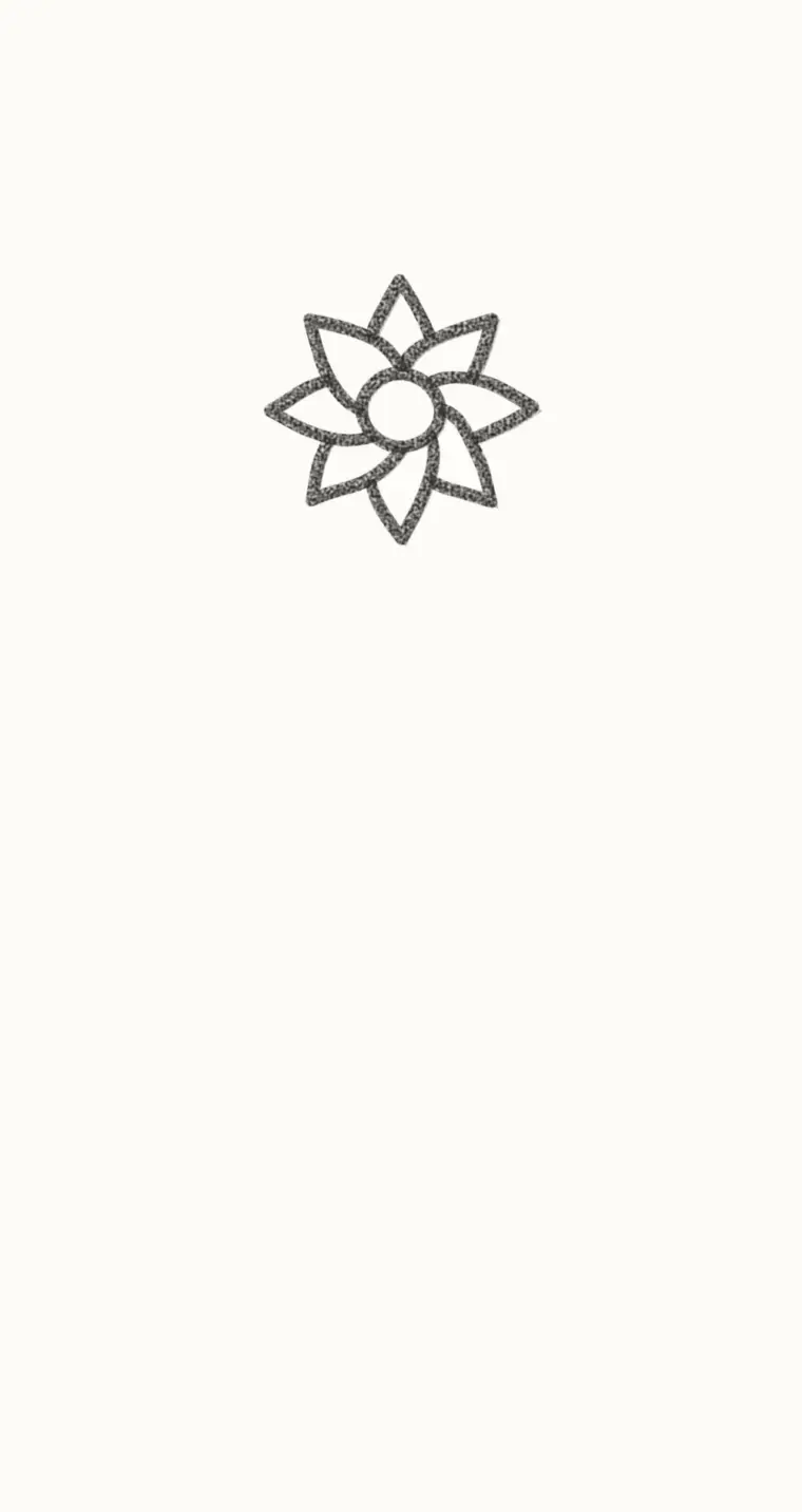 How to Draw a Cartoon Dahlia, step 1: draw the middle