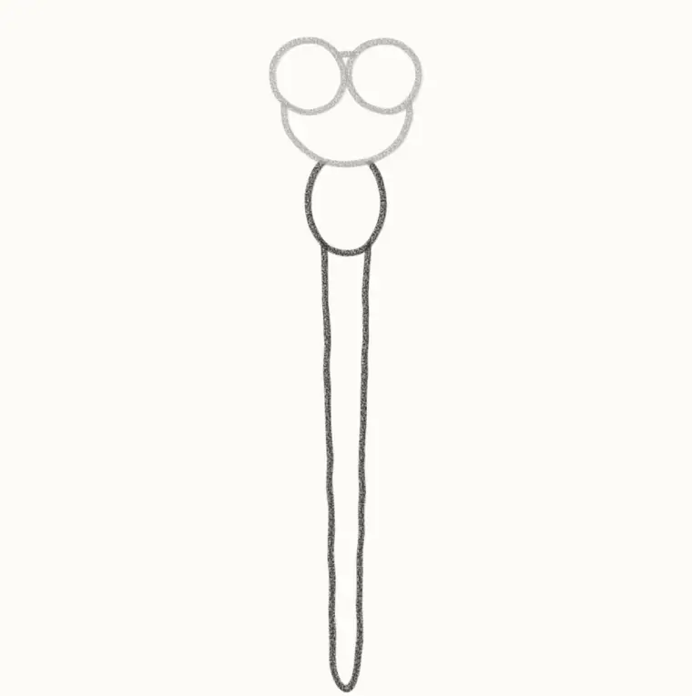 How to Draw a Cartoon Dragonfly, step 2: draw the body