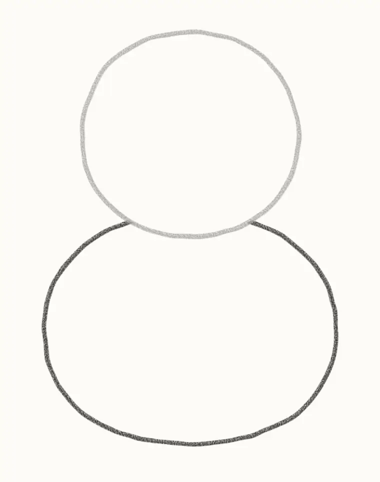 How to Draw a Cartoon Duck, step 2: draw the body