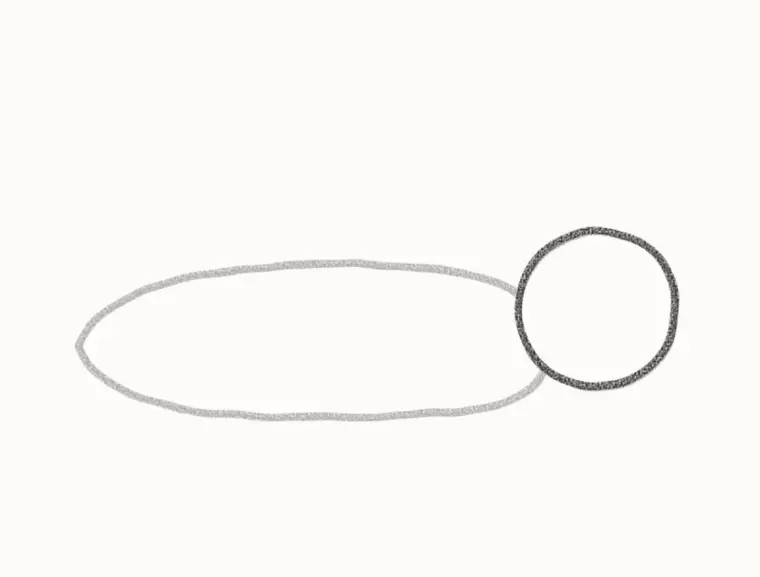 How to Draw a Cartoon Grasshopper, step 2: add the head