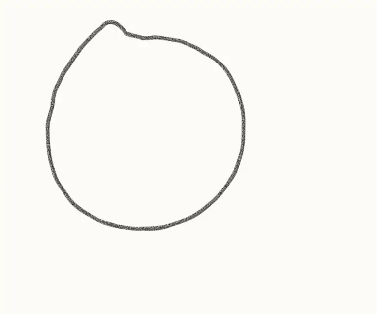 How to Draw a Cartoon Hermit Crab, step 1: draw the shell