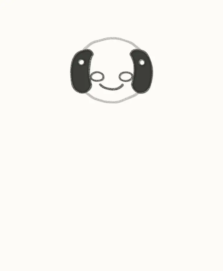 How to Draw a Cartoon Hornet, step 2: draw the face