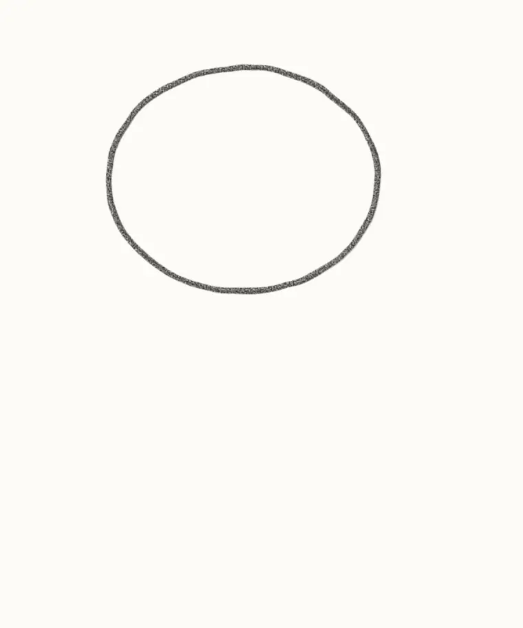 How to Draw a Cartoon Hyena, step 1: draw the head