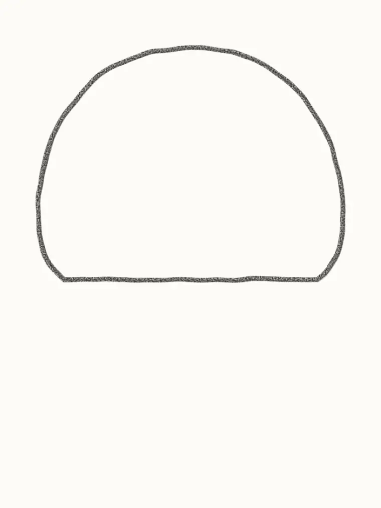 How to Draw a Cartoon Jellyfish, step 1: draw the top