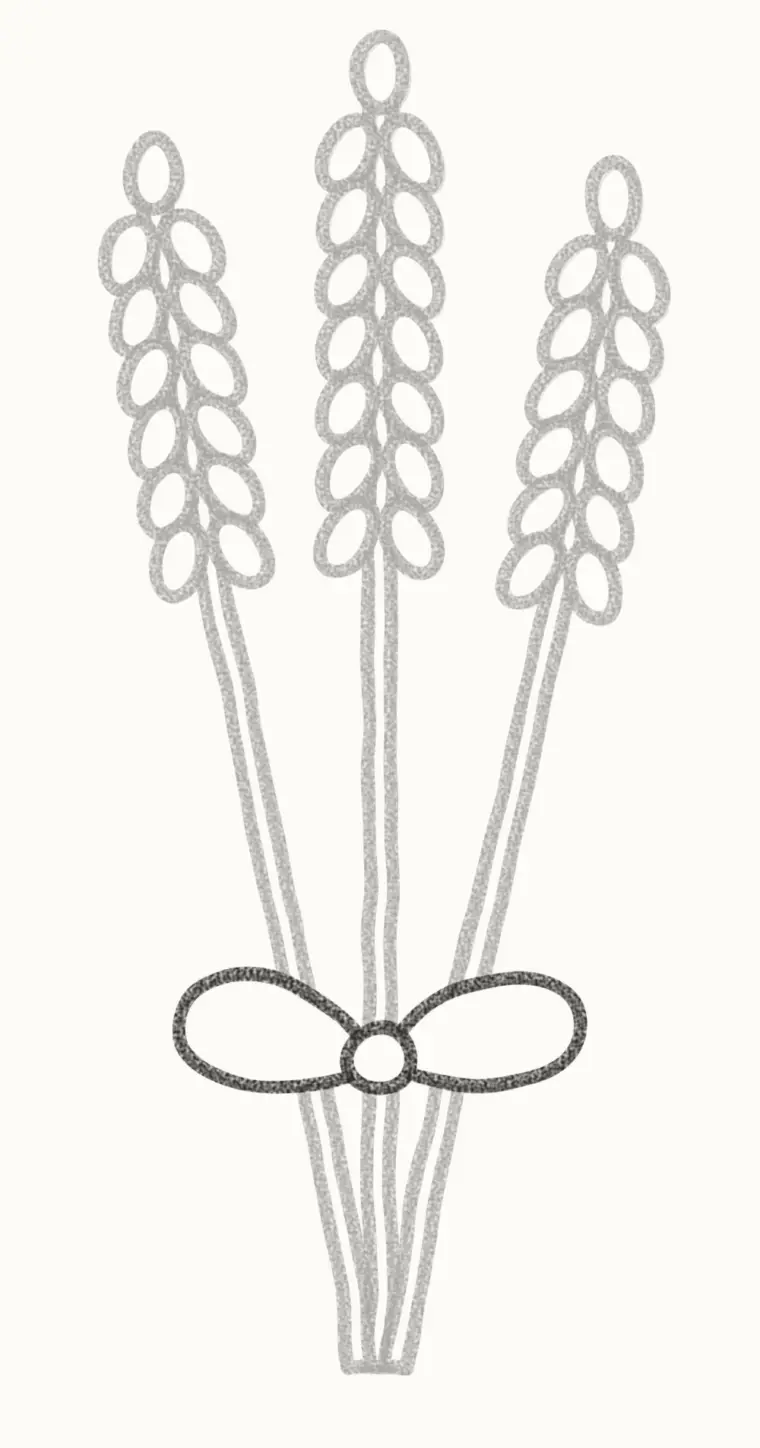 How to Draw a Cartoon Lavender, step 5: draw the bow