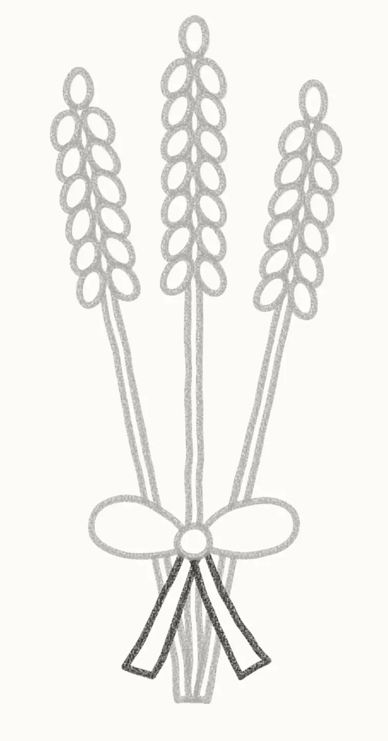 How to Draw a Cartoon Lavender, step 6: add the ribbon ends