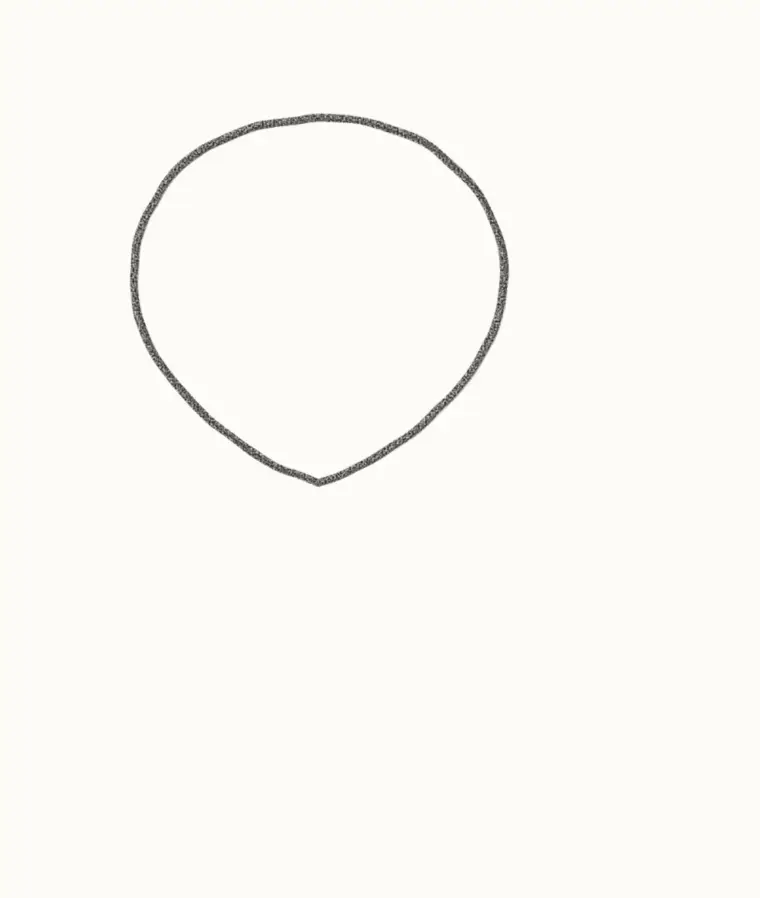 How to Draw a Cartoon Lemur, step 1: draw the head
