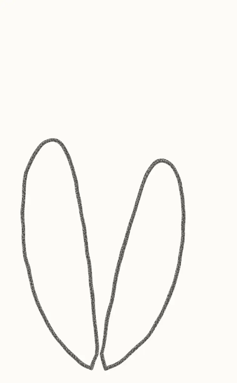 How to Draw a Cartoon Lily of the Valley, step 1: draw two big leaves