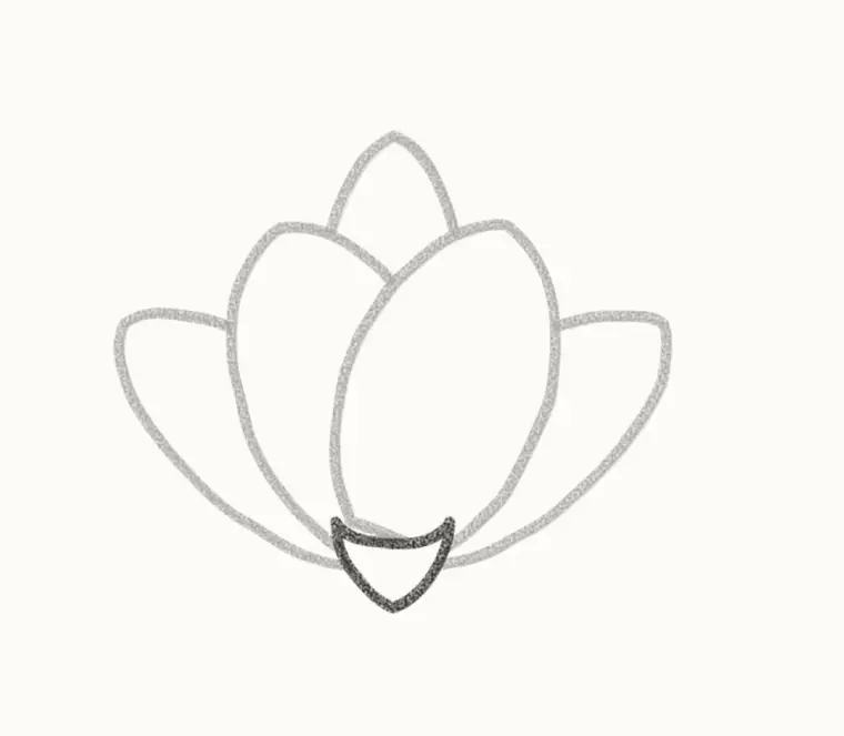 How to Draw a Cartoon Magnolia, step 3: draw the cup
