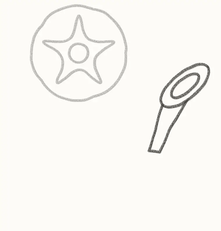 How to Draw a Cartoon Morning Glory, step 3: draw the side flower