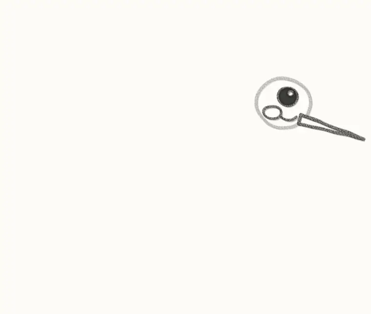 How to Draw a Cartoon Mosquito, step 2: draw the face and nose